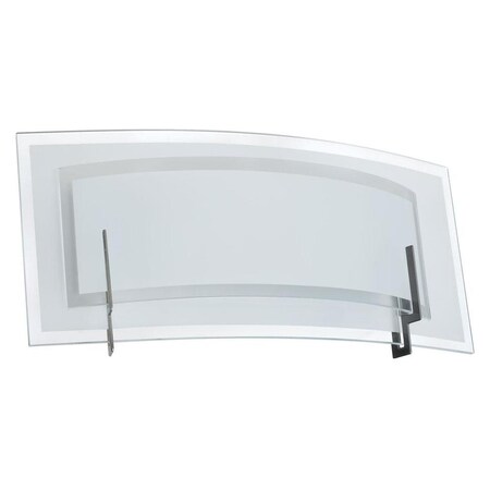 Dainolite Satin Chrome One Light Bathroom Sconce V034-1W-SC